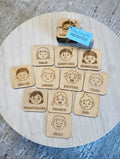 Wooden Emotions Cards – Help Little Ones Name What They Feel