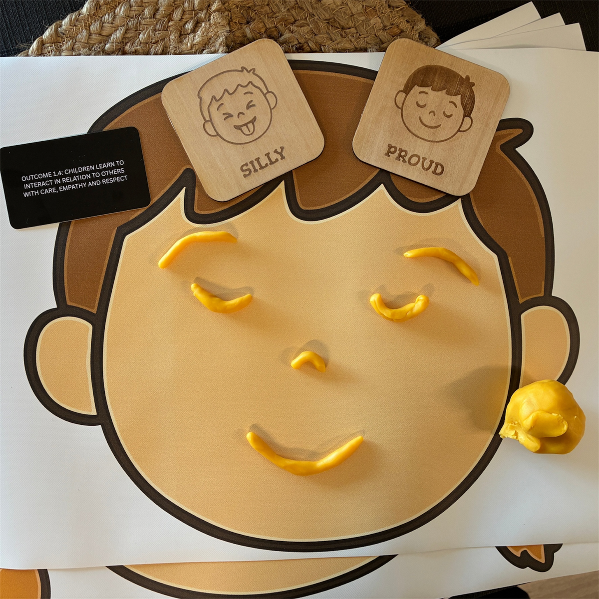 Wooden Emotions Cards – Help Little Ones Name What They Feel