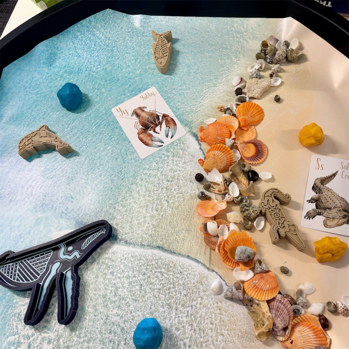 Beach Sensory Tray Insert – Bring the Coast to Your Play Space