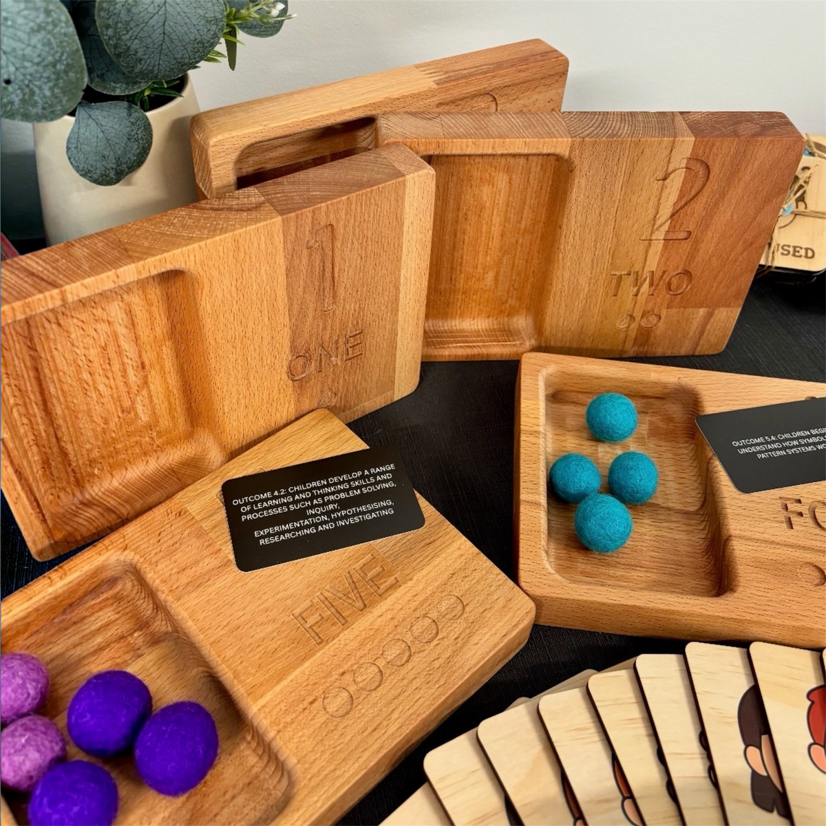 Beechwood Number Trays – Hands-On Maths for Little Learners