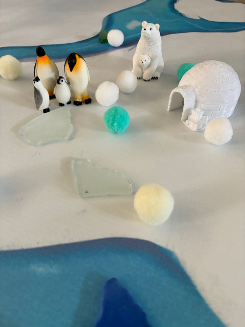 Arctic theme Sensory Tray insert